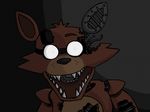  animatronic canine eye_patch eyewear five_nights_at_freddy&#039;s fox foxy_(fnaf) glowing glowing_eyes machine male mammal mechanical robot teeth 