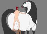  bestiality bigboy4025_(artist) butt equine female feral horse human human_on_feral interspecies invalid_tag ladder lips looking_back luna male male/female mammal nude request sex 