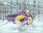  2015 armor bandai digimon female knight renamon shield solo sword weapon yawg 