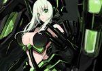  breasts green_eyes large_breasts long_hair original pupps solo white_hair 