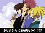  blonde_hair brown_hair butz_klauser dissidia_final_fantasy final_fantasy final_fantasy_ix final_fantasy_v final_fantasy_viii parody samurai_champloo squall_leonhart zidane_tribal 