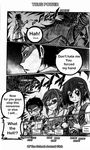  2girls comic greyscale hard_translated lore_factor's_high_school monochrome multiple_boys multiple_girls thai 