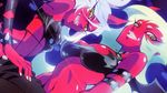  2girl 2girls breasts demon_girl kneesocks_(psg) large_breasts multiple_girls panty_&amp;_stocking_with_garterbelt scanty_(psg) 