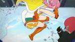  1girl animated animated_gif kick kicking narugino_mikatan pink_hair punchline strange_juice violence 