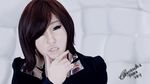  1girl 2011 2ne1 chair female hair_over_one_eye k-pop minzy_(2ne1) realistic reflection ring sitting solo white_upholstery 