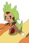  age_difference charizard chespin docking dragon duo hedgehog male male/male mammal nintendo penis plain_background pok&eacute;mon sfbwd size_difference video_games 