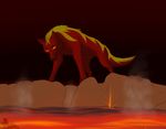  2015 canine depths feral fiery gangstaguru invalid_tag lava mammal spitting steam volcano wolf 
