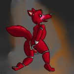  five_nights_at_freddy&#039;s foxy_(fnaf) male rear_view solo z1ats 