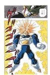  3rd_grade_super_saiyan dragon_ball dragonball_z future_trunks muscle official_art perfect_cell spiked_hair super_saiyan super_saiyan_3rd_grade toriyama_akira trunks_(dragon_ball) 