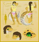  big_breasts big_tail breasts clothed clothing connie dreadlocks female fluttershy_(mlp) friendship_is_magic gecko leopard_gecko lizard model_sheet my_little_pony reptile scalie theenglishhobo thigh_gap vader-san 