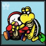  forplay koopa male male/male mario_bros nintendo scalie shyguy stroking thekrakenislaken tkil video_games 