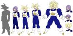  2nd_grade_super_saiyan 3rd_grade_super_saiyan character_sheet dragon_ball dragonball_z future_trunks size_chart son_gokuu super_saiyan super_saiyan_2nd_grade super_saiyan_3rd_grade the-devils-corpse_(artist) transparent_background trunks_(dragon_ball) 