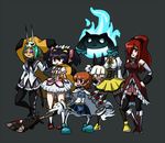  akemi_homura akemi_homura_(cosplay) cerebella_(skullgirls) christine_marie_cabanos cosplay cristina_valenzuela crossover filia_(skullgirls) gun handgun hauntedstardust kaname_madoka kaname_madoka_(cosplay) kyubey magical_girl mahou_shoujo_madoka_magica mami_mogu_mogu miki_sayaka miki_sayaka_(cosplay) ms._fortune_(skullgirls) multiple_girls pantyhose parasoul_(skullgirls) peacock_(skullgirls) pistol revolver sakura_kyouko sakura_kyouko_(cosplay) samson_(skullgirls) sarah_anne_williams seiyuu_connection skull_heart skullgirls tomoe_mami tomoe_mami_(cosplay) vice-versa_(skullgirls) weapon 