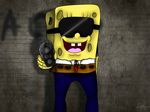  eyewear gun ranged_weapon spongebob_squarepants spongebob_squarepants_(character) spongebozz_(character) sunglasses weapon 