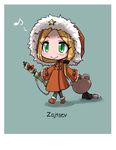  bear blonde_hair bolt_action boots character_name eighth_note green_eyes gun hood hoodie milihime_taisen military military_uniform mosin-nagant musical_note rifle solo soviet spoken_musical_note stuffed_animal stuffed_toy tao_(kadoya) teddy_bear trench_coat uniform weapon world_war_ii zaytsev_(milihime_taisen) 