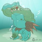  anti_dev areola balls barefoot biceps cum cum_on_penis dota_2 male manly marine musclegut muscles nipples orgasm pecs penis sharp_teeth solo standing teeth thick_penis tidehunter vein veiny_penis 