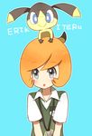  ako_(ako0905) helioptile nintendo orange_hair pokemon pokemon_(game) pokemon_xy toroba_(pokemon) 