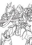  dual_wielding efreet_custom gundam gundam_side_story:_the_blue_destiny mecha sword tagme weapon 