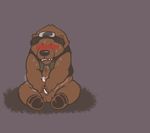  bear dakota-bear grizzly_bear male mammal masturbation shirokuma_cafe solo 
