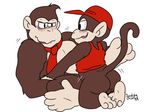 anal ape brown_fur diddy_kong donkey_kong fur male male/male mammal monkey nintendo primate sex unknown_artist video_games 