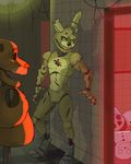  animatronic five_nights_at_freddy&#039;s five_nights_at_freddy&#039;s_3 lagomorph machine male mammal mechanical odu rabbit robot springtrap_(fnaf) video_games 