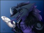  anthro dessert food ice_cream invalid_tag licking male penis sergal silvergrin tongue tongue_out 