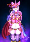  2015 anthro anthrofied armor clothing elbow_gloves equine female fingerless_gloves friendship_is_magic gamermac gloves hair helmet horn legwear long_hair looking_at_viewer mammal my_little_pony navel panties solo torn_clothing twilight_sparkle_(mlp) underwear weapon winged_unicorn wings 