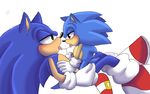  absurd_res anal anal_penetration angelofhapiness animal_ears anthro cat_ears cowgirl_position drooling erection fur half-closed_eyes hedgehog hi_res male male/male mammal on_top open_mouth penetration penis quills saliva selfcest sex sitting size_difference sonic_(series) sonic_the_hedgehog square_crossover tongue tongue_out video_games 
