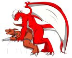  alpha_channel anal anal_penetration bed bent_over cell_shaded cum cum_splatter darthglacier digimon digital_media_(artwork) dragon duo eyes_closed guilmon looking_pleasured male male/male on_bed open_mouth penetration plain_background scalie size_difference standing transparent_background 