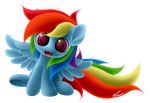  2015 alpha_channel blue_fur chibi cute equine female feral friendship_is_magic fur hair looking_at_viewer mammal multicolored_hair my_little_pony open_mouth pegasus pink_eyes plain_background rainbow_dash_(mlp) rainbow_hair solo symbianl transparent_background underhoof wings 