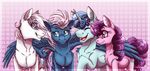  2015 double_diamond_(mlp) earth_pony equine female feral friendship_is_magic horn horse inuhoshi-to-darkpen male mammal my_little_pony night_glider_(mlp) party_favor_(mlp) pegasus pony sugar_belle_(mlp) unicorn wings 