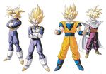  dragon_ball dragonball_z future_trunks highres son_gohan son_gokuu super_saiyan trunks_(dragon_ball) vegeta 