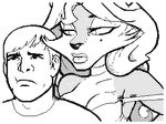  angry animated breasts carmelita_fox female flipnote_studio frown human male mammal sly_cooper sly_cooper_(series) 