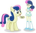  2015 absurd_res alpha_channel blue_eyes bonbon_(eg) bonbon_(mlp) candy clothing dialogue dress duo eating english_text equestria_girls equine female friendship_is_magic hi_res horse human mammal my_little_pony plain_background pony text transparent_background vector-brony 