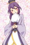 blush chinese_clothes inazuma_eleven_(series) inazuma_eleven_go inazuma_eleven_go_chrono_stone long_hair looking_at_viewer maron_(quintet_colors) purple_eyes purple_hair solo zhuge_kongming_(inazuma_eleven) 