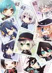  &gt;_&lt; ;d bad_id bad_pixiv_id black_hair blonde_hair blue_eyes blue_hair chibi closed_eyes flying_sweatdrops green_eyes hat heart honebami_toushirou horikawa_kunihiro hotarumaru ichigo_hitofuri izumi-no-kami_kanesada japanese_clothes kashuu_kiyomitsu male_focus midare_toushirou mikazuki_munechika multiple_boys namazuo_toushirou one_eye_closed open_mouth postage_stamp purple_eyes scarf silver_hair smile sparkle spoken_blush star sxupxdxxy touken_ranbu tsurumaru_kuninaga yellow_eyes 