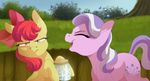  2015 apple_bloom_(mlp) dennybutt diamond_tiara_(mlp) earth_pony equine female feral friendship_is_magic horse mammal my_little_pony pony 