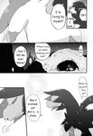  azuma_minatsu cave comic doujinshi eeveelution female hydreigon kemono male night nintendo pok&eacute;mon sylveon translated video_games 