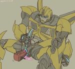  bumblebee machine male masturbation mechanical mechanofilia not_furry robot solo transformers 