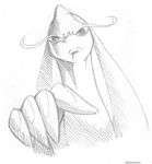  alpacapala ambiguous_gender angry looking_at_viewer marine milotic monochrome nintendo plain_background pok&eacute;mon solo traditional_media_(artwork) video_games 