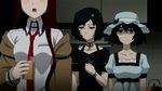  2girls 5pb. animated animated_gif black_hair blush drinking makise_kurisu multiple_girls nitroplus red_hair science_adventure shiina_mayuri steins;gate trap urushibara_ruka 