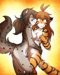  anthro blush duo edit feline female flora_(twokinds) kathrin_(twokinds) keidran licking mammal nipples nude pussy tom_fischbach tongue tongue_out twokinds 
