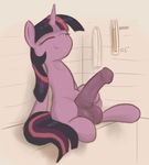  2015 animal_genitalia augustbebel balls big_balls colored cutie_mark dickgirl equine feral friendship_is_magic hair hi_res horn horsecock intersex long_hair mammal my_little_pony penis sauna sitting smile solo sweat twilight_sparkle_(mlp) unicorn 