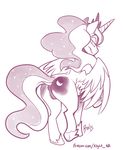  2015 anus butt equine female feral friendship_is_magic horn kayla-na mammal my_little_pony princess_luna_(mlp) pussy winged_unicorn wings 