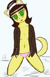  2015 anthro blush breasts clothed clothing cute feline female fur hair half-dressed invalid_tag kais9 kitty_katswell looking_at_viewer mammal panties plain_background smile solo t.u.f.f._puppy top underwear 