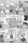  black_and_white canine chris_mckinley clothed clothing comic computer dog english_text male mammal monochrome rabblt text 