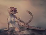  breasts cheetah feline female fionafortunecookie looking_at_viewer mammal nipples nude pussy 