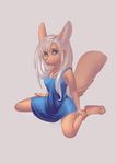  blue_eyes canine female fionafortunecookie fluffy_tail fox looking_at_viewer mammal solo 