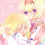  alice_margatroid bad_id bad_pixiv_id blonde_hair blue_eyes hug kirisame_marisa multiple_girls nanase_nao touhou 