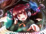  animal_ears bad_id bad_pixiv_id beamed_eighth_notes braid cat_ears eighth_note hair_ribbon half_note headphones instrument kaenbyou_rin keyboard_(instrument) musical_note quarter_note red_eyes red_hair ribbon sheet_music short_hair solo touhou twin_braids twintails yuuyuu_(yuko) 